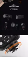 Flash Godox V1 Pro TTL HSS à tête ronde, temps de recyclage rapide, lampe de modélisation LED intégrée, compatible avec Sony et Canon.
