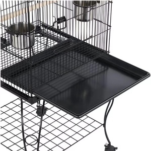 Lồng Nuôi Chim Hoàng Yến Kim Loại Gấp Dây Sắt Parakeet Chim Vẹt Hiển Thị Lồng Dây Lưới Lồng Chim Lớn - Product Image 5