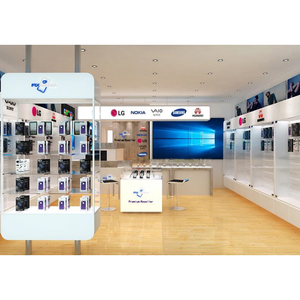 Kiosque de réparation de téléphones portables, boutique d'accessoires pour téléphones mobiles, design d'intérieur avec MDF et verre trempé, marque <span class=keywords><strong>Myidea</strong></span> JT-062902 à vendre - Product Image 1
