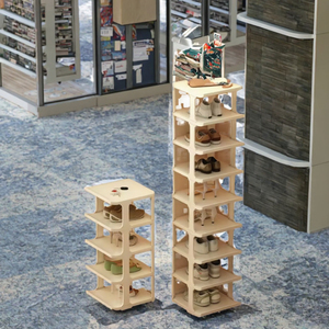 Bán Buôn Tùy Chỉnh Nhà Bếp Phòng Tắm Phòng Khách Công Cụ Đơn Giản Hiện Đại Ba Tầng Có Thể Tháo Rời Chiều Cao Có Thể Điều Chỉnh Có Thể Gập Lại Nhựa Giày - Product Image 3