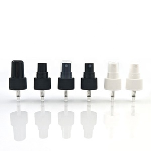 Frosted Glass Serum Pump <strong>Top</strong> 24/410 28/410 <strong>Black</strong> White <strong>Sprayer</strong> Fine Mist <strong>Top</strong> Cap - Product Image 1