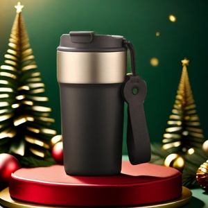 New Style 500ml Insulated Stainless Steel Water <b>Bottle</b> Sublimation <b>Coffee</b> Cup Travel Mug Reusable Business Gift Idea for - Product Image 1
