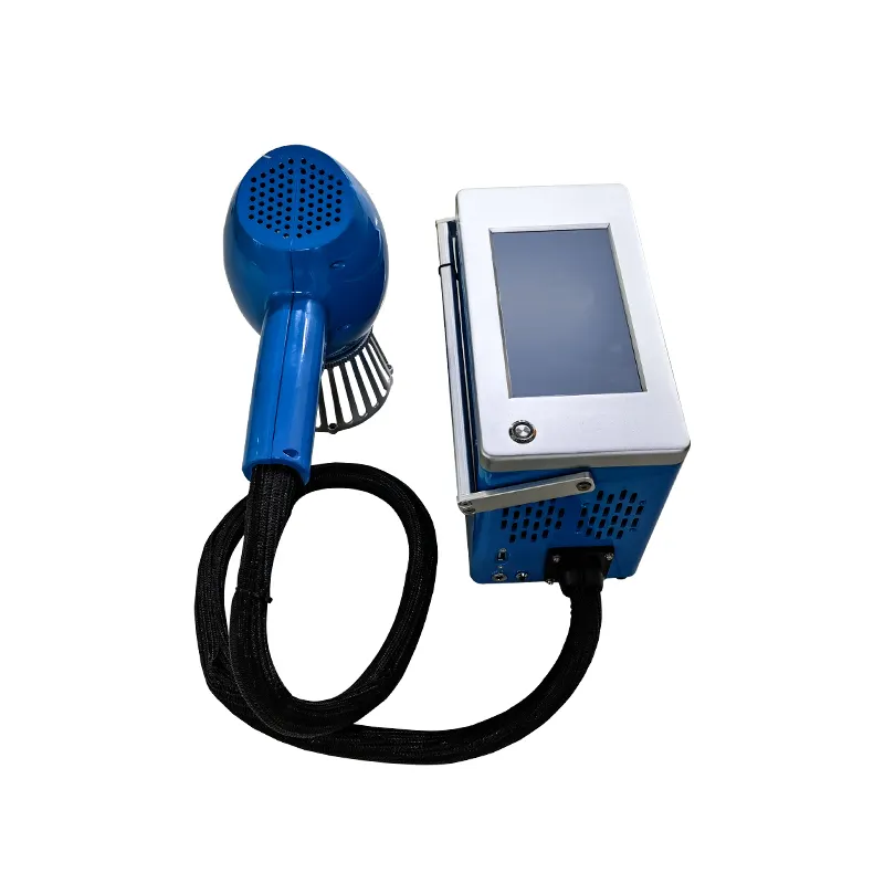 Sıcak satış 20W taşınabilir Fiber lazer işaretleme makinesi el Mini Fiber lazer gravür markalama makinesi