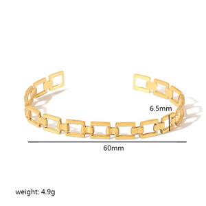 French Retro Heart Shaped Open <b>Bracelet</b> Stainless Steel Women's Jewelry Gift Fashion <b>Bangle</b> - Product Image 3