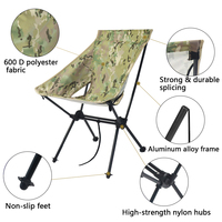 Chaise de Camping ultralégère, chaise d'extérieur, oreiller gonflable et sac de transport pour Camping pêche sac à dos
