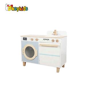 W10C716 — cuisine de grande taille en bois 2022, 3 en 1, cuisine avec <span class=keywords><strong>réfrigérateur</strong></span>, ustensile de cuisine - Product Image 4