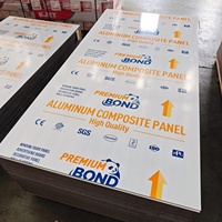 Panneau composite en aluminium ignifuge doré métallique 4 mm 4x8 pieds pour revêtement de hall d'ascenseur
