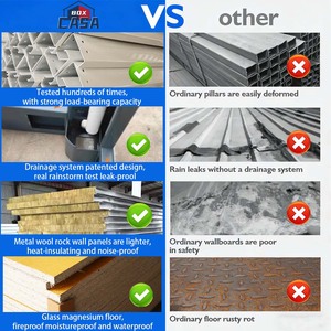 Casa Container Moderna Smontabile CASA BOX, Casa Mobile Prefabbricata di Lusso, Hotel Portatile, Ufficio Temporaneo - Product Image 2