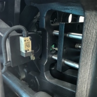 Machine de moulage par injection horizontale de plastique d'occasion de haute qualité, marque haïtienne, 120 tonnes, avec moteur première génération