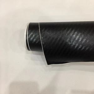 Diamante Glitter puntini nero fibra di carbonio pellicola estensibile con canale aria per Auto avvolgimento adesivi per Auto - Product Image 2