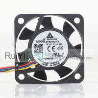 Ventilateur de refroidissement silencieux Delta 5V 24V 48V DC12V 0.12A AC EC 4010 40X40X10MM 4CM pour onduleur, double roulement à billes, châssis VCR EFB0412HA-ZPF