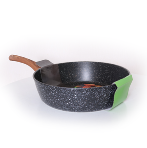 26 Clumlumluminum Deep ry Pan artenes <span class=keywords><strong>Non</strong></span> tick auaute auan et - Product Image 4