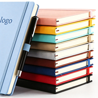 Carnet de notes de bureau en cuir PU avec fermeture élastique, gaufré, pour réunions, directement de l'usine