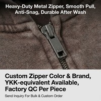 Veste unie de haute qualité en polaire CVC 360 g/m², vêtement d'extérieur chaud à capuche pour homme