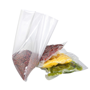 Sac sous vide en nylon gaufré personnalisé pour légumes, fruits de mer, viande, aliments, sachet en plastique Mylar à 3 soudures latérales, sac de mise sous vide thermoscellable - Product Image 3