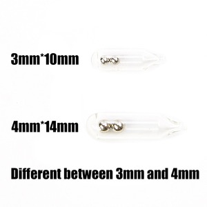 Perline di Vetro Sonore per Esche da Pesca, Fornitura Diretta dalla Fabbrica, 2 Perline, Generatore di Suono per Esche Morbide - Product Image 5