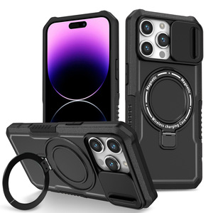 Nuevo Diseño <span class=keywords><strong>de</strong></span> Soporte Magnético <span class=keywords><strong>con</strong></span> <span class=keywords><strong>Funda</strong></span> Protectora <span class=keywords><strong>de</strong></span> <span class=keywords><strong>Silicona</strong></span> TPU <span class=keywords><strong>para</strong></span> Teléfono Móvil <span class=keywords><strong>iPhone</strong></span> 15 14 <span class=keywords><strong>13</strong></span> 12 11 Pro Max - Product Image 2