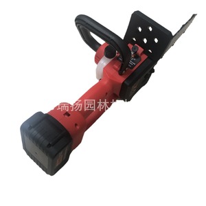 Mini motosierra eléctrica inalámbrica a batería, de una mano, para cortar madera, uso en bricolaje. - Product Image 1