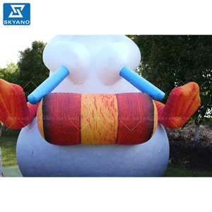 <span class=keywords><strong>Oie</strong></span> gonflable de dessin animé, mascotte gonflable de dessin animé, modèle animal gonflable pour la publicité commerciale des restaurants - Product Image 6