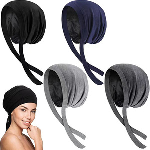 <span class=keywords><strong>Bonnet</strong></span> <span class=keywords><strong>de</strong></span> <span class=keywords><strong>nuit</strong></span> en satin à lacets pour femmes et filles, <span class=keywords><strong>bonnet</strong></span> <span class=keywords><strong>de</strong></span> <span class=keywords><strong>nuit</strong></span> sans bord, confortable, avec bande élastique réglable pour protéger les cheveux - Product Image 1