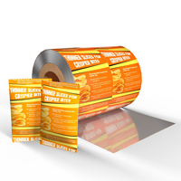 Rouleau de film PE flexible imprimé sur mesure, impression en héliogravure, imperméable, thermoscellage, emballage aseptique pour les chips de pommes de terre, les en-cas