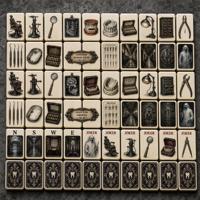 Jeu de tuiles de mahjong de style américain pour les amateurs de jeux de table