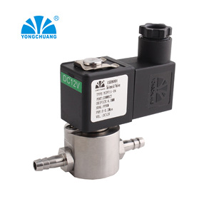 Yongchuang Solenoid Valve YCFP11 04 Stainless Steel 1/4 In Port DC 12V For Water Media Control - Product Image 2