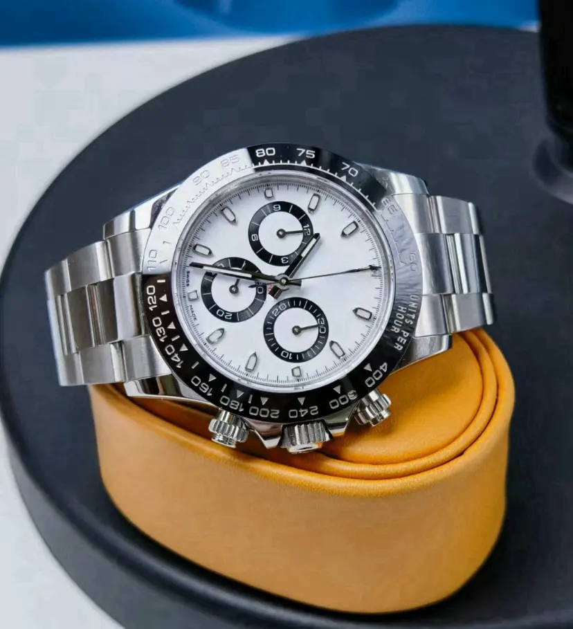 Jam tangan pria, jam tangan pria nama merek, mode kelas atas, Panda DI 4130, pergerakan mekanik otomatis, anti air