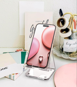 Tùy chỉnh rõ ràng chống trượt Kệ điện thoại di động hiển thị truy cập Acrylic hiển thị đứng triển lãm hội trường hiển thị giá - Product Image 1