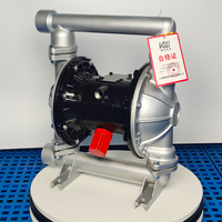 40mm Aluminium Druckluftbetriebene Pumpe für die Förderung Ölhaltiger Flüssigkeiten mit Sedimenten Verschleißfester Pumpenkörper Kugelventile und Sitzungen