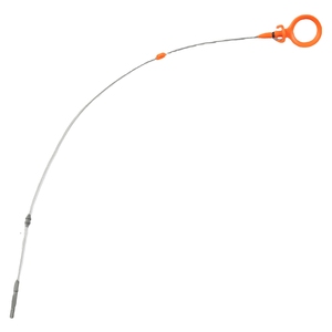 Dipstick oli mesin Orange oranye dan perak 304 Dipstick baja tahan karat 580mm untuk Audi A4 Quattro 2005-2009 06D115611B - Product Image 1