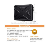 Valise rigide personnalisée pour ordinateur portable Sac de gros avec protection étanche et antichoc pour ordinateur portable