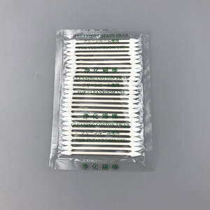 340 CS25-002 pulizia elettronica senza polvere usa e getta Huby Stick tampone di cotone per camera bianca a doppia punta - Product Image 4