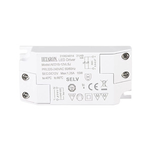 Letaron 240V đến <span class=keywords><strong>12V</strong></span> biến áp <span class=keywords><strong>12V</strong></span> cung cấp điện <span class=keywords><strong>12V</strong></span> <span class=keywords><strong>1250ma</strong></span> 15 Wát phổ biến dẫn lái xe với 30000 giờ bảo hành - Product Image 4