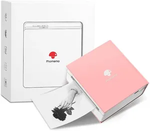 Mini <strong>Phomemo</strong> <strong>M02</strong> Pocket Sticker Printer BT Wireless Portable Mobile Printer Inkless Mini Photo Printer for Notes - Product Image 4