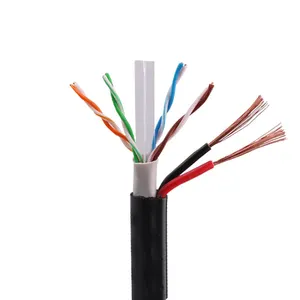 带电力电缆的UTP暹罗6类局域网电缆工厂供应6类以太网电缆