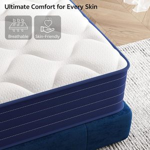 Sang trọng khỏe mạnh mật độ cao gel Bộ nhớ Bọt Túi mùa xuân mềm Nệm thoải mái nệm - Product Image 3