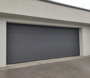 Porte de <span class=keywords><strong>Garage</strong></span> à deux sections américaines modernes, 16x8, en <span class=keywords><strong>bois</strong></span> massif, isolée, 9x8, porte de <span class=keywords><strong>Garage</strong></span> à rabat - Product Image 3