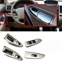 74232-60440 Penutup Panel Sakelar Jendela Daya Depan Belakang untuk Toyota Prado LC120 2003-2009 Bingkai Tombol Pengangkat Jendela