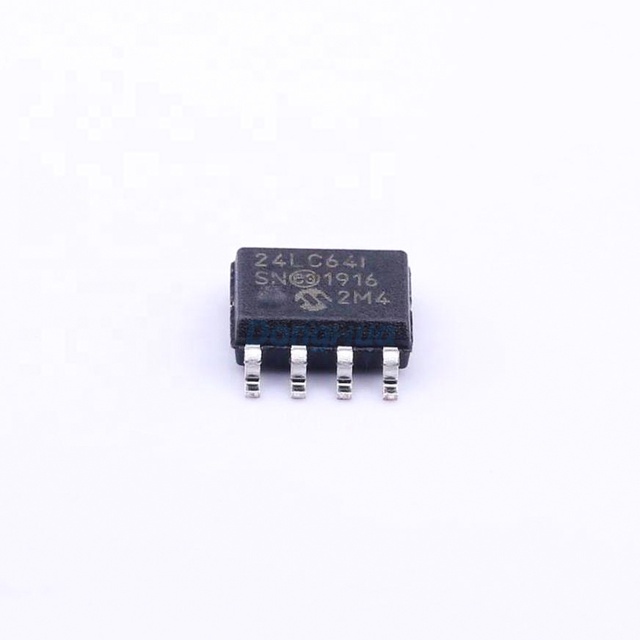 New Original 24LC64-I/SN Microchip SOIC-8 64K I2C Serial EEPROM Memory IC Chip 2.5V-5.5V 24LC64ISN SOP-8 in Stock 24LC64ISN