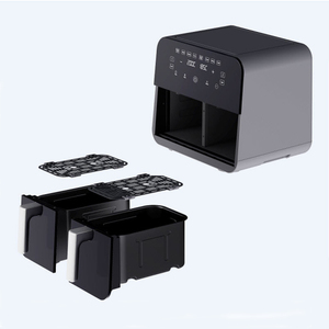 Friteuse à air numérique électrique antiadhésive 9L double 4,5 L avec paniers profonds Smart Hot Selling avec fenêtre visible - Product Image 6