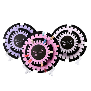 48 Color Rotating Replaceable 2 Layer Nail Color Card Display Board Gel Polish Chart Salon Manicure Nail Art Showing <b>Tool</b> - Product Image 1