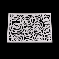 AAGU Nuovo Metallo Acciaio Al Carbonio Mestiere Muore per Scrapbooking Metallo del Mestiere Del Regalo Carta di Invito Rosa Fiore Da Taglio Muore Taglierina