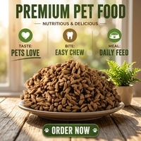 Nouvelle Alimentation Sèche et en Conserve Flinnie de Qualité Supérieure, Riche en Protéines, Sans OGM, Sans Céréales, 100% Naturelle, Sans Sucre pour Chiens et Chats - Prix Usine