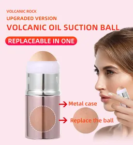 Washable Volcanic Stone Facial Oil Absorbing Roller Skin Care Face Oil Absorbing Roller Make Up