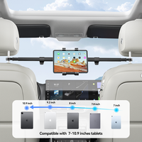 Support de tablette pour voiture à double tige, fixation appui-tête robuste, compatible avec les appareils iPad – Vente directe usine ODM/OEM