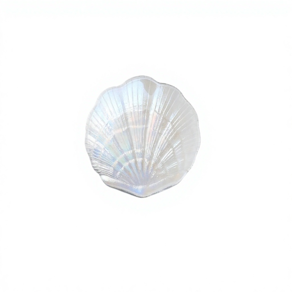 petite assiette de coquillages colorée