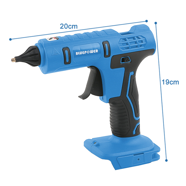 20V Battery Pack Cordless Wax Seal Glue Gun Handheld Rechargeable Lithium Battery Hot Melt Glue Gun