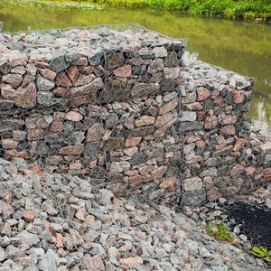 Kn 2*1*1 M nhà máy giá chất lượng cao mạ kẽm gabion giỏ cho bảo vệ Sông - Product Image 1