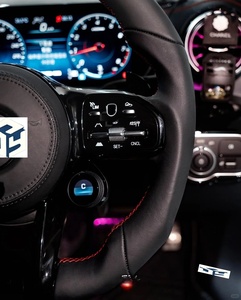 Volant de voiture en fibre de carbone pour <span class=keywords><strong>Mercedes</strong></span>-Benz Classe A, B, C, E, G, S, pour <span class=keywords><strong>AMG</strong></span> GT, <span class=keywords><strong>CL</strong></span>, SL, GL, ML, W212, W176, W213, W211, W205 - Product Image 4